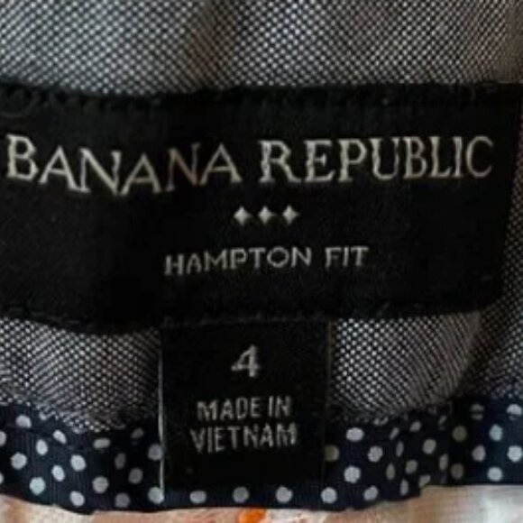 Banana Republic Hampton Fit Patterned Shorts Size 4 - Picture 5 of 5